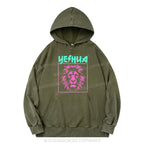 Yeshua Lion Christian Washed Hoodie