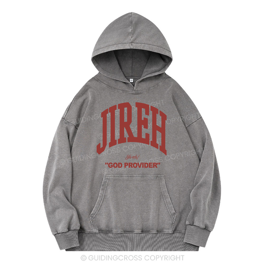 Jireh Christian Washed Hoodie