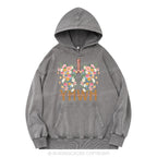 YHWH Floral Christian Washed Hoodie