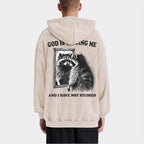 God Is Testing Me And I Have Not Studied Christian Washed Hoodie