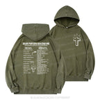 Dear Person Behind Me Christian Washed Hoodie