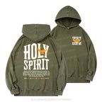 Spirit Guide Me Christian Washed Hoodie