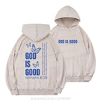 God Is Good Christian Washed Hoodie
