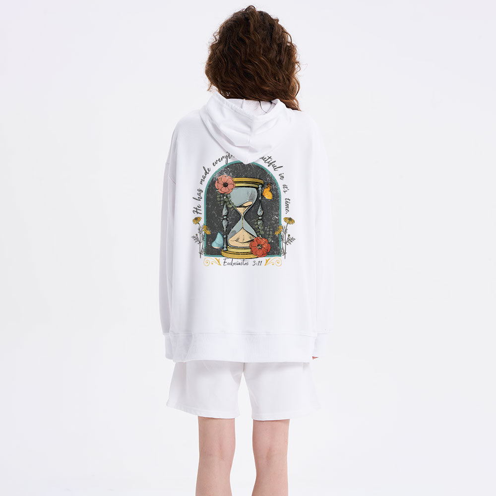 He Has Made Everything Beauty Classic Christian Hoodie