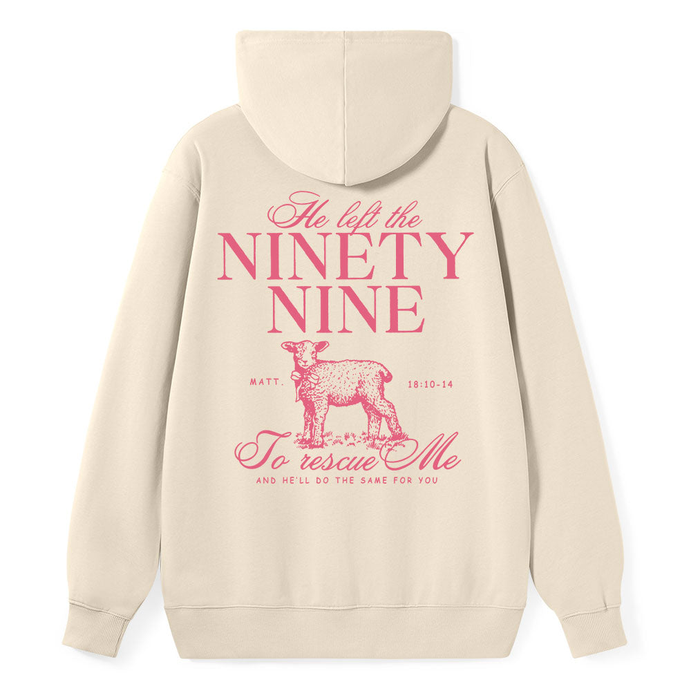 He Left The 99 To Rescues Me Classic Christian Hoodie