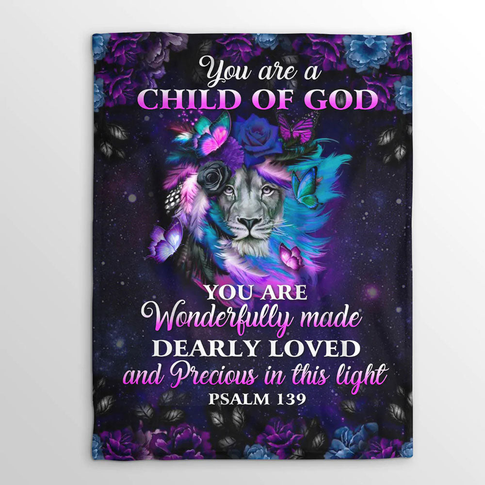 You Are a Child of God Fleece Blanket