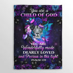 You Are a Child of God Fleece Blanket