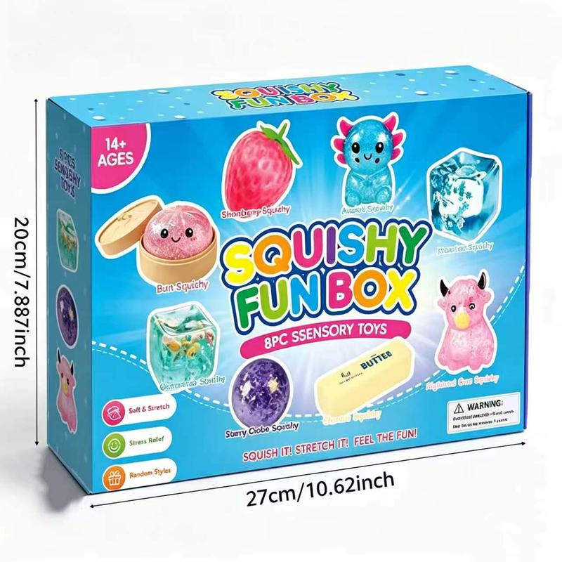 Squishy Fun Box ¨C 8pc Sensory Set
