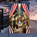 Oh Holy Night Christmas Flag