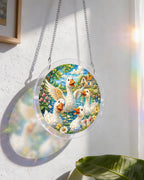 Lakeside Goose Garden Light Suncatcher-Acrylic Window Art