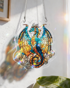 Oceanfire Dragon Light Suncatcher-Acrylic Window Art