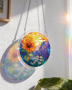 Sunflower Meadow Light Suncatcher-Acrylic Window Art