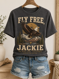 Women's Fly Free Jackie Print Tee