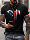 Men's Red White Blue Air Force Flyover T-Shirt