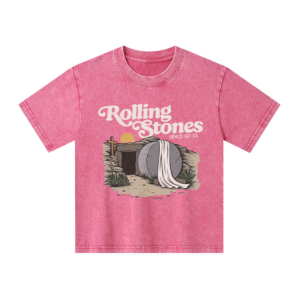 The Stone Was Rolled Away Kid Washed T-Shirt