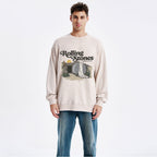 The Stone Was Rolled Away Christian Washed Sweatshirt