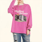 The Stone Was Rolled Away Christian Washed Long Sleeve T-Shirt