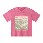 The Lord Is My Shepherd Kid Washed T-Shirt