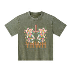 YHWH Floral Kid Washed T-Shirt