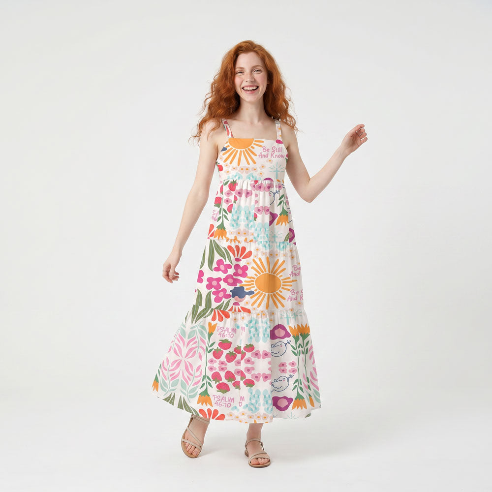 Be Still And know Christian Maxi Dress