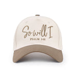 So Will I Christian Trucker Hat