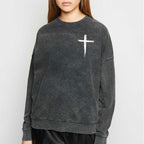 Daughter Of The King Christian Washed Sweatshirt