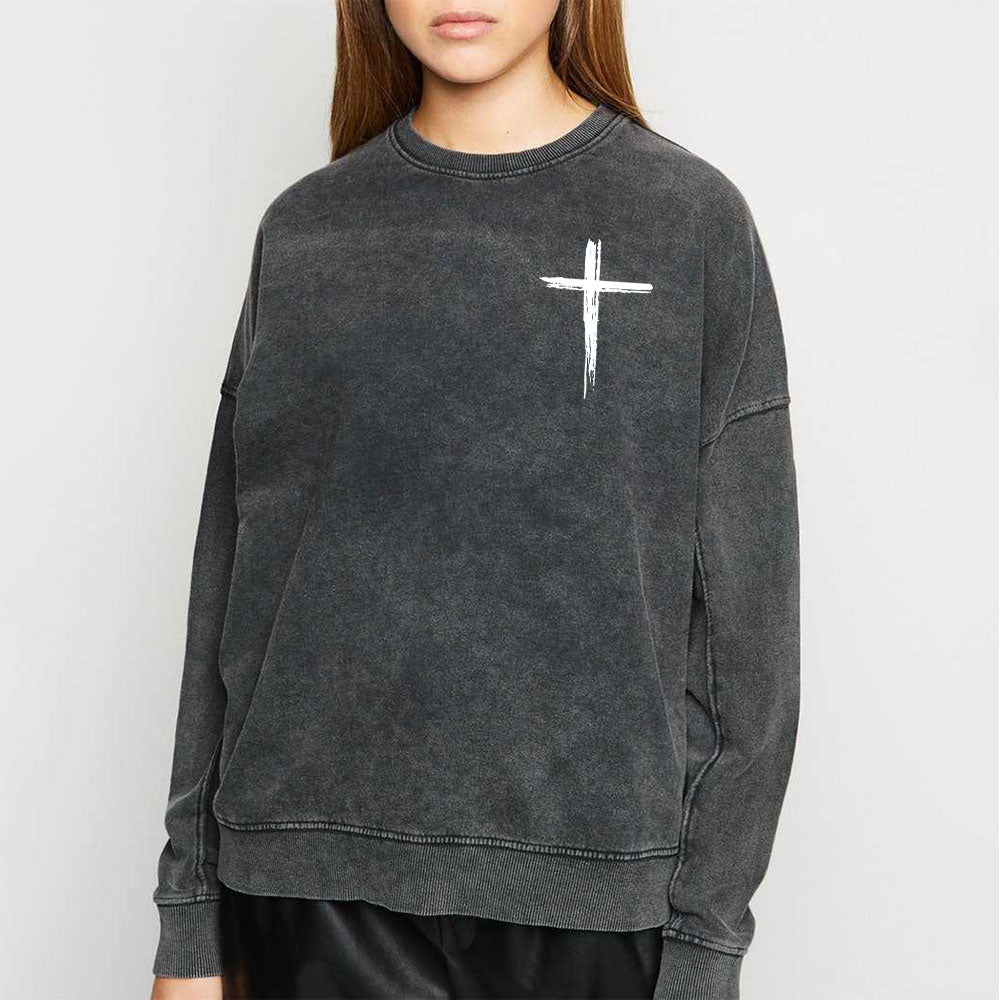 Daughter Of The King Christian Washed Sweatshirt