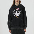 God's Silliest Goose Christian Washed Hoodie
