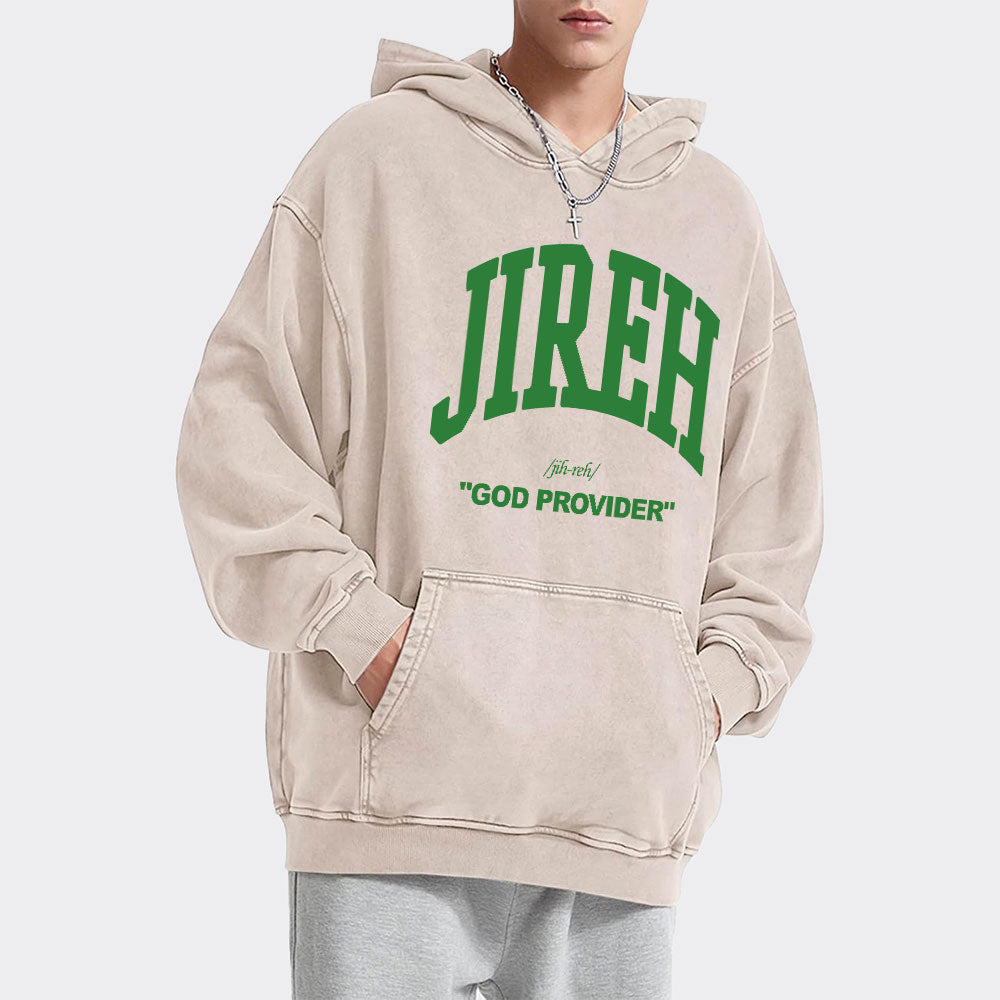 Jireh Christian Washed Hoodie