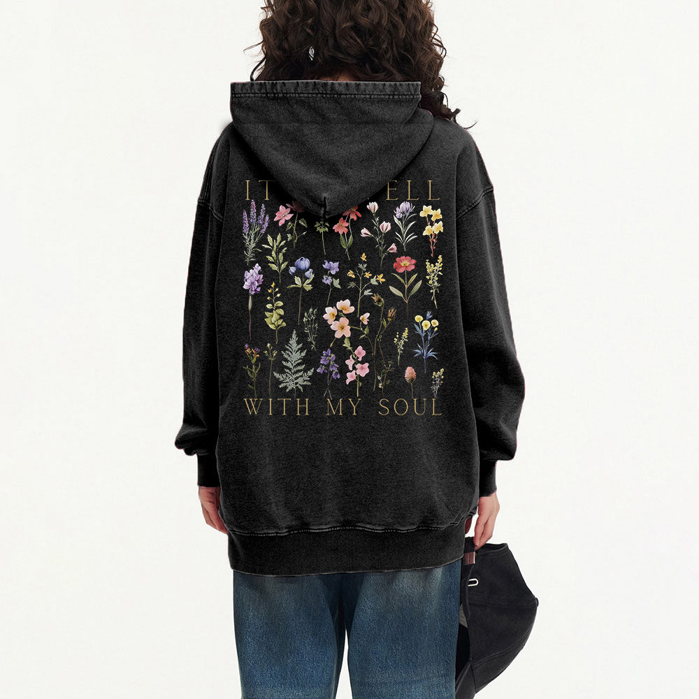 It Is Well With My Soul Christian Washed Hoodie