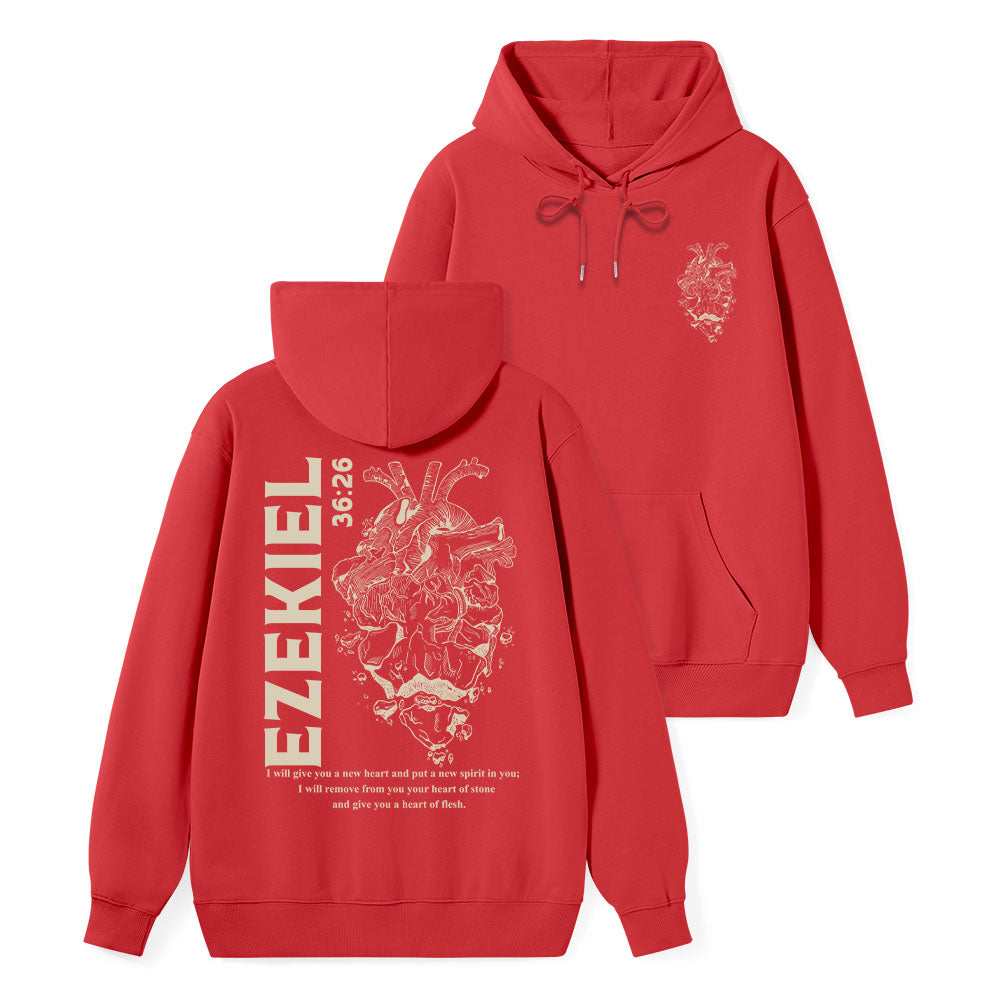 I Will Give You A New Heart And Put A New Spirit Classic Christian Hoodie