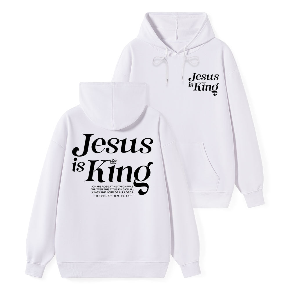 Jesus Is King Classic Christian Hoodie