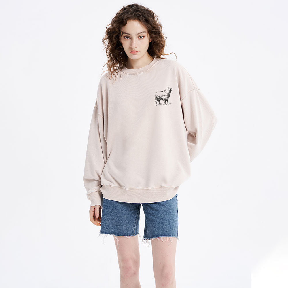He Left The 99 To Rescue Me Christian Washed Sweatshirt