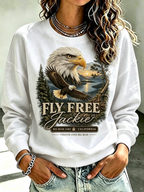 Women'S Forever Over Big Bear Print Sweatshirt