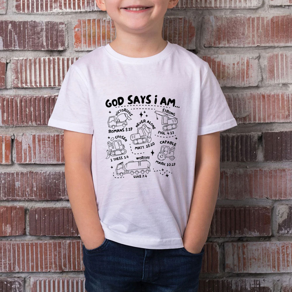 God Says I Am Kids T-Shirt