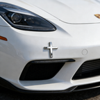 Christian 3D Metal Cross Car Emblem Sticker