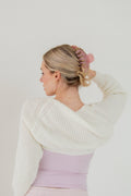 Pearly Pink Claw Clip
