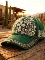 Unisex Western Retro Print Hats