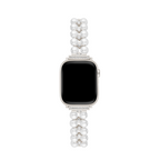 Pearl Rhinestone Metal Watch Band for Apple Watch