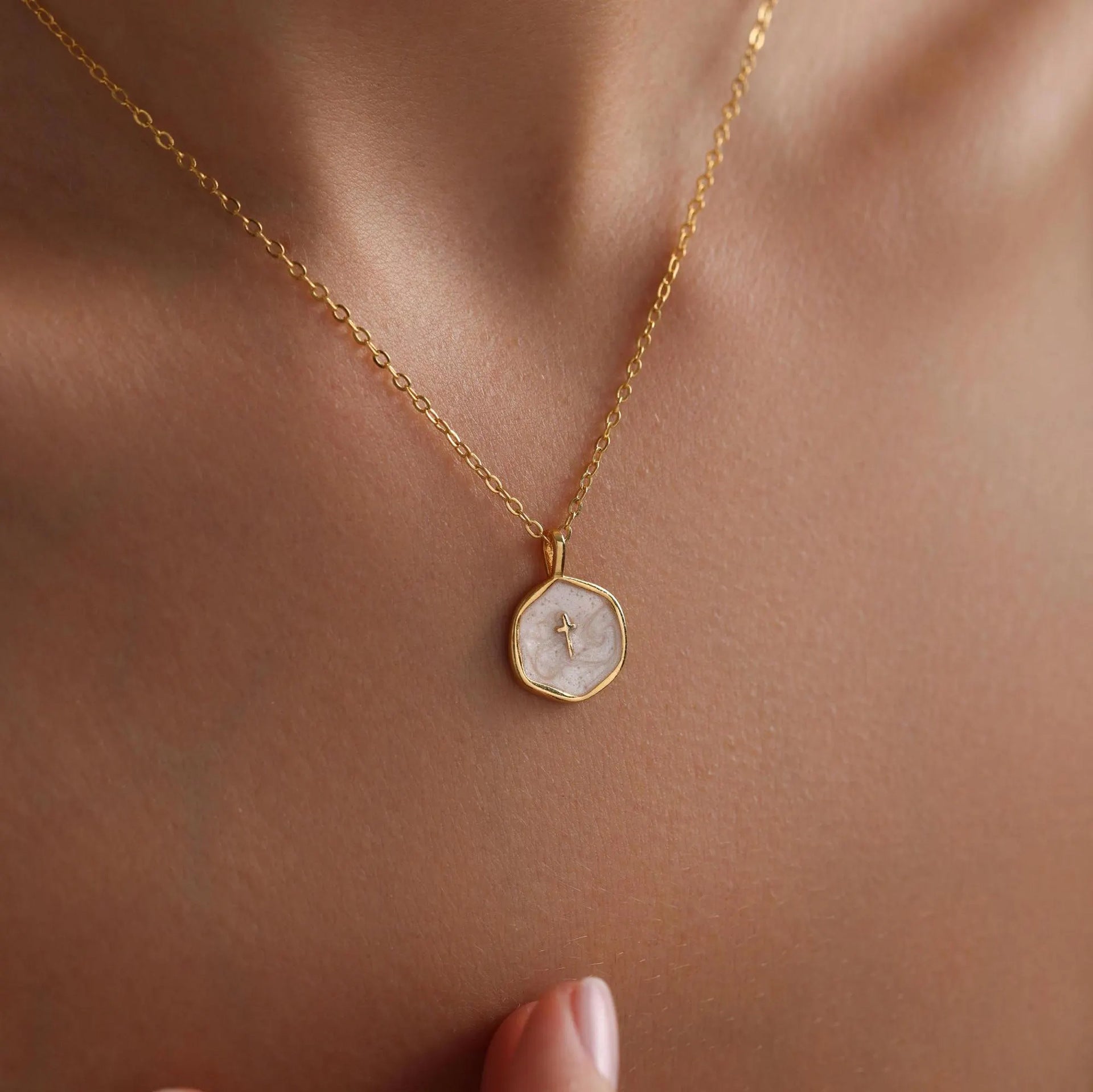 Golden Cross Pendant