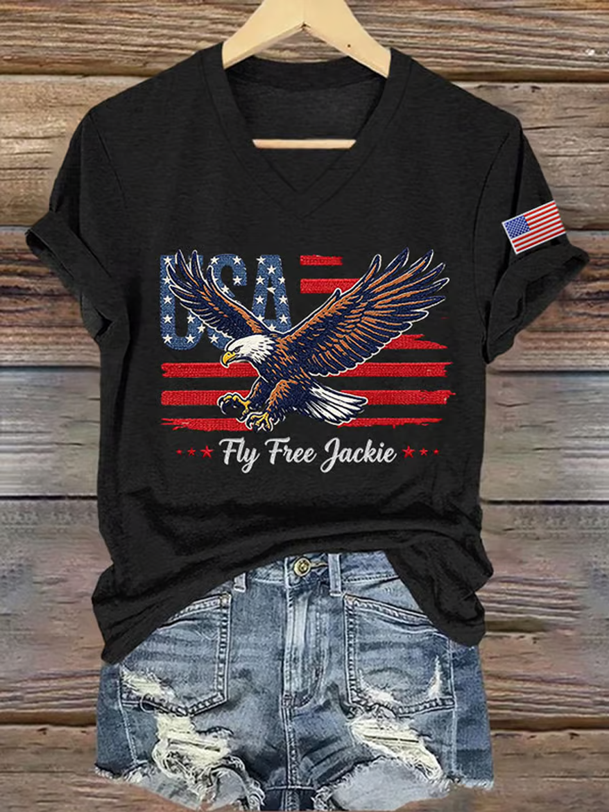 Women's Fly Free Jackie Print T-shirt