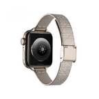 Diamond Textured Stainless Steel Watch Band for Apple Watch