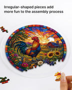 Sunrise Rooster Light Suncatcher-Acrylic Window Art