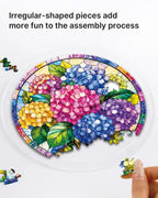 Hydrangea in Bloom Light Suncatcher-Acrylic Window Art