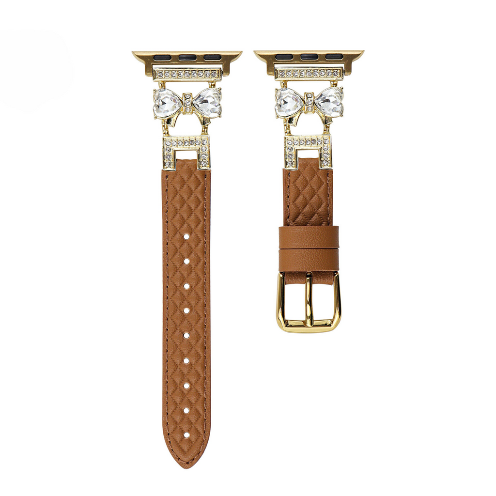 Bowknot Leather Watch Band for Apple Watch