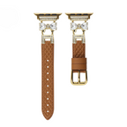 Bowknot Leather Watch Band for Apple Watch