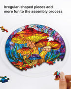 Mystic Mushroom Forest Light Suncatcher-Acrylic Window Art