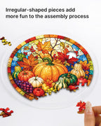 Autumn Harvest Feast Light Suncatcher-Acrylic Window Art