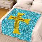 I Am a Child of God Custom Name Blanket