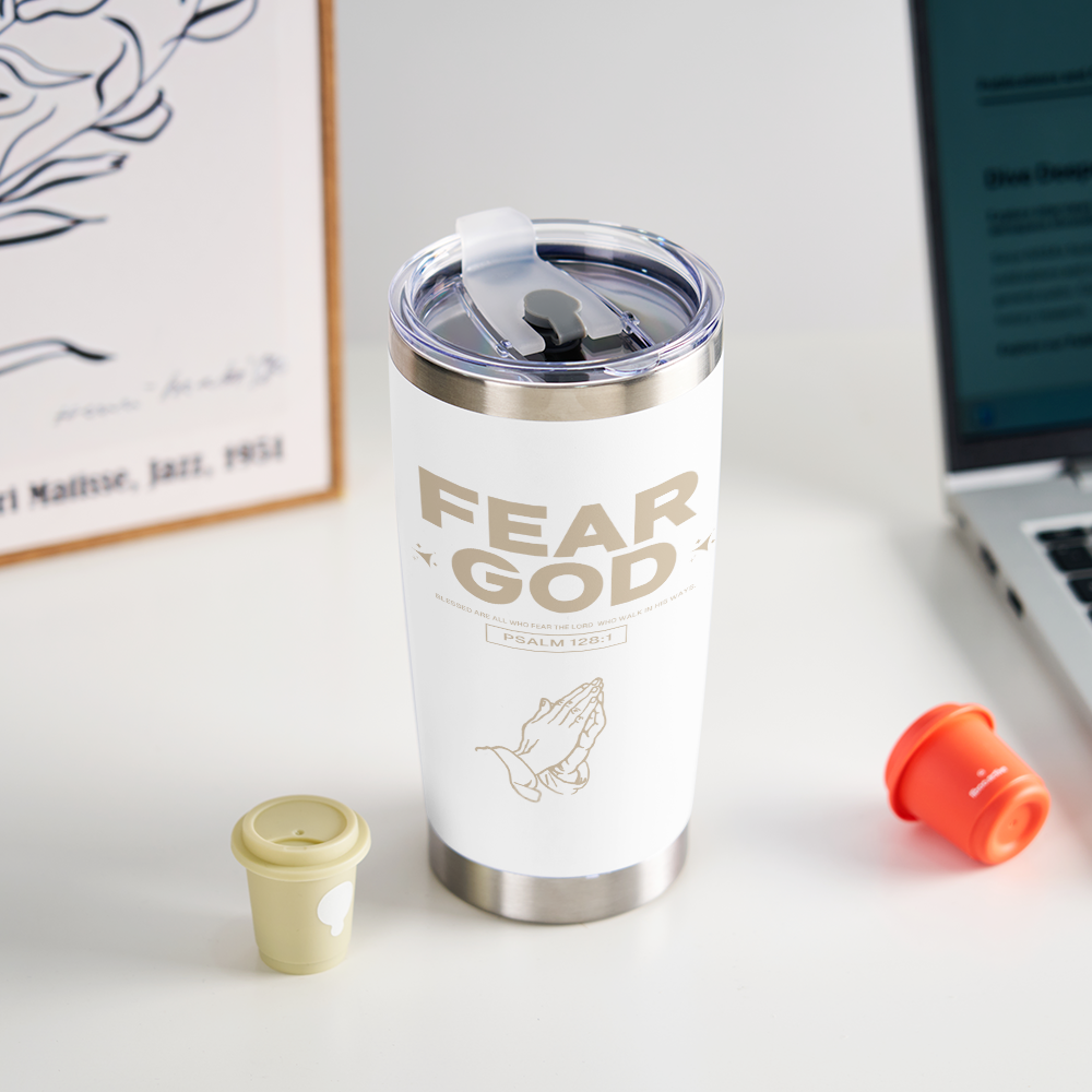 Fear God  Christian 20OZ Tumbler